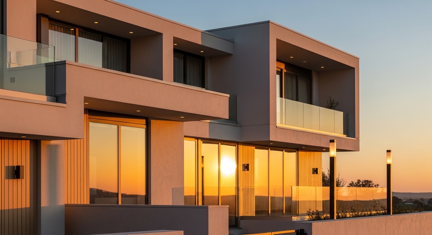 Modern residential property showcasing AI-powered real estate solutions